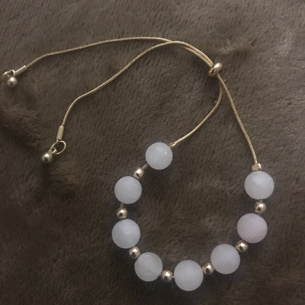 Rose quartz Gemstone bead bracelet